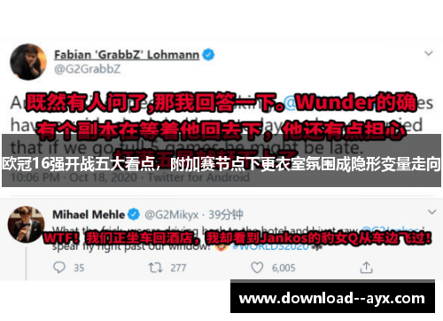欧冠16强开战五大看点，附加赛节点下更衣室氛围成隐形变量走向